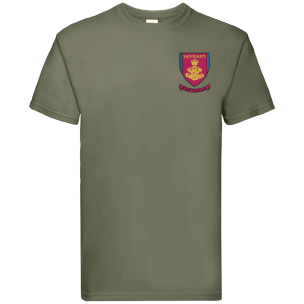 16 Battery Classic Olive Premium Cotton T-Shirt