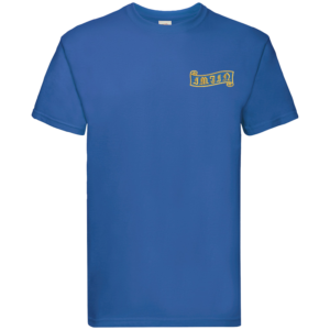 170 Battery Royal Blue Premium Cotton T-Shirt