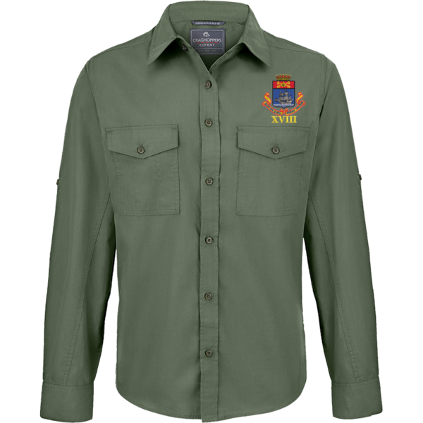 18 Battery Dark Cedar Green Outdoor Shirt