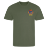 18 Battery Earthy Green Performance T-Shirt