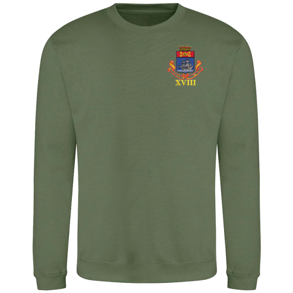 18 Battery Earthy Green Sweatshirt