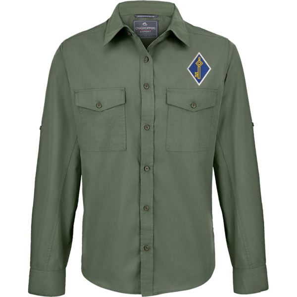 19 Battery Dark Cedar Green Outdoor Shirt