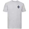 19 Battery Heather Grey Premium Cotton T-Shirt