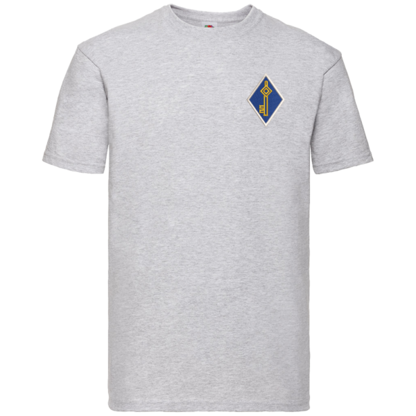 19 Battery Heather Grey Premium Cotton T-Shirt