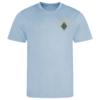 19 Battery Historic Sky Blue Performance T-Shirt