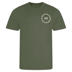 19 Regt RA Earthy Green Performance T-Shirt