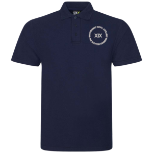 19 Regt RA Navy Polo Shirt