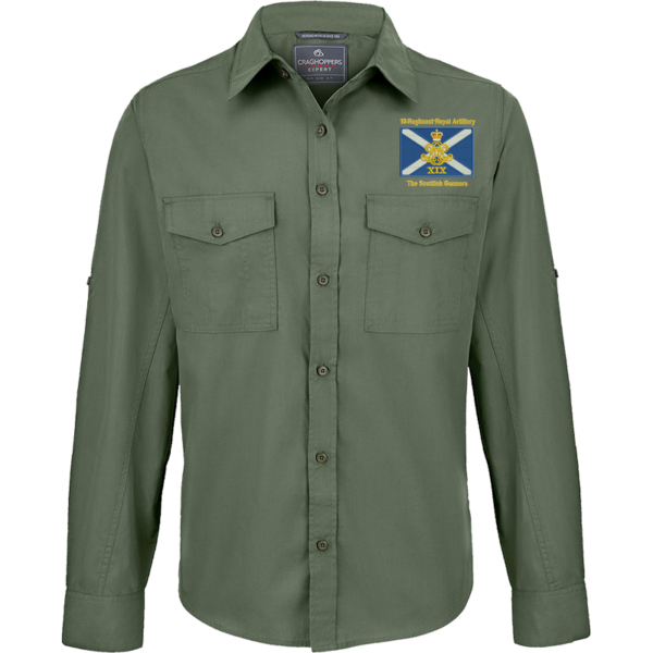 19 Regt RA SG Dark Cedar Green Outdoor Shirt