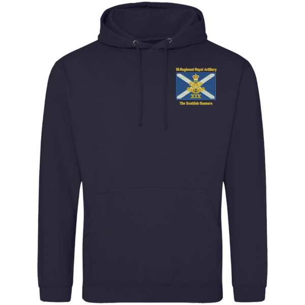 19 Regt RA SG French Navy Hoodie