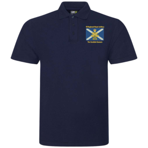 19 Regt RA SG Navy Polo Shirt