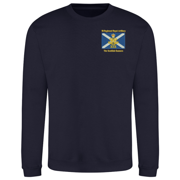 19 Regt RA SG New French Navy Sweatshirt