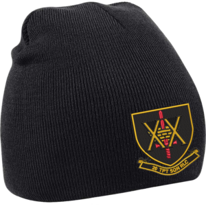 20 Sqn RLC Black Beanie