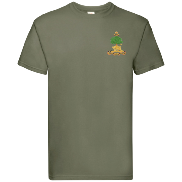 207 Battery Classic Olive Premium Cotton T-Shirt