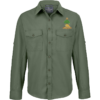 207 Battery Dark Cedar Green Outdoor Shirt