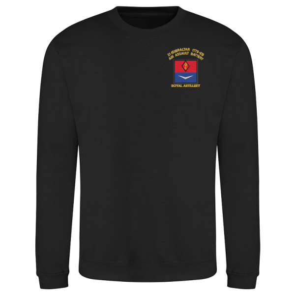 21 Battery Delta Black Sweatshirt