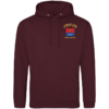 21 Battery Delta Burgundy Hoodie