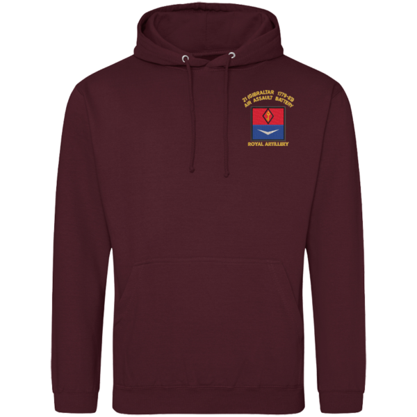 21 Battery Delta Burgundy Hoodie