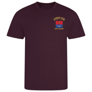 21 Battery Delta Burgundy Performance T-Shirt