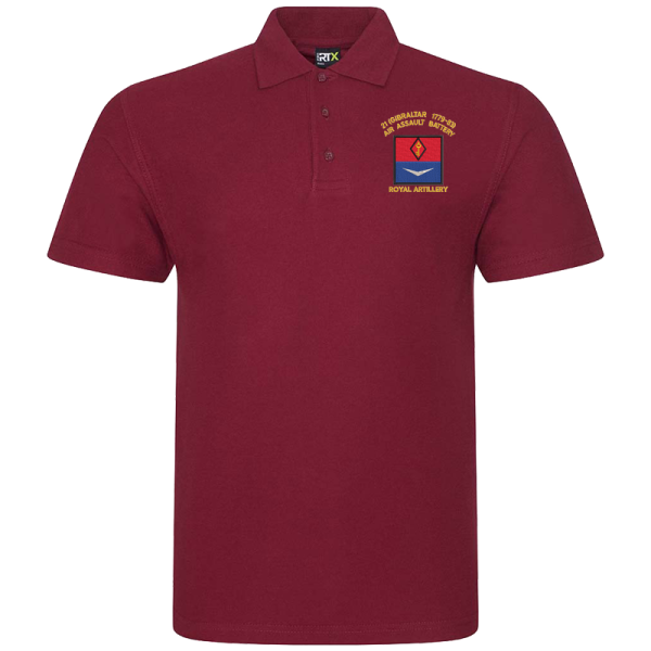 21 Battery Delta Burgundy Polo Shirt