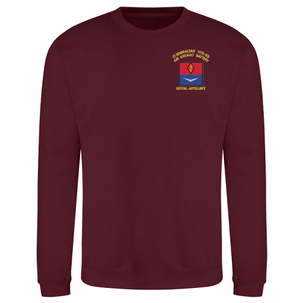 21 Battery Delta Burgundy Sweatshirt