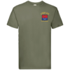 21 Battery Delta Classic Olive Premium Cotton T-Shirt