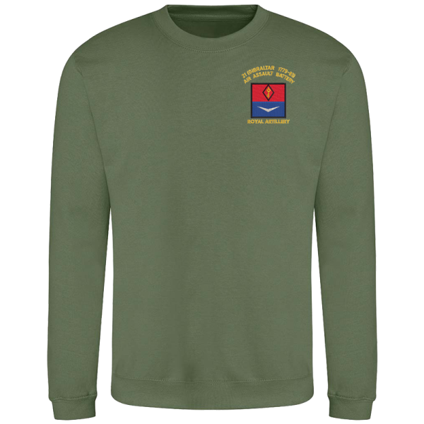21 Battery Delta Earthy Green Sweatshirt