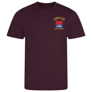 21 Battery Wings Burgundy Performance T-Shirt