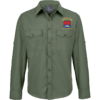 21 Battery Wings Dark Cedar Green Outdoor Shirt