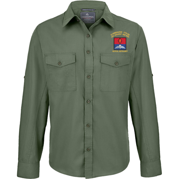 21 Battery Wings Dark Cedar Green Outdoor Shirt