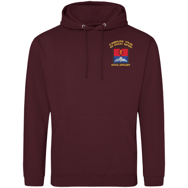 21 Battery Wings Burgandy Hoodie