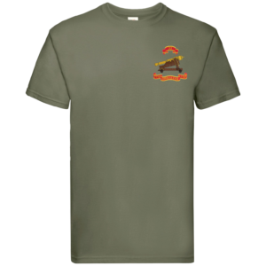 22 Battery Classic Olive Premium Cotton T-Shirt