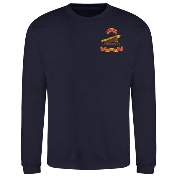 22 Battery New French Navy Sweatshirt