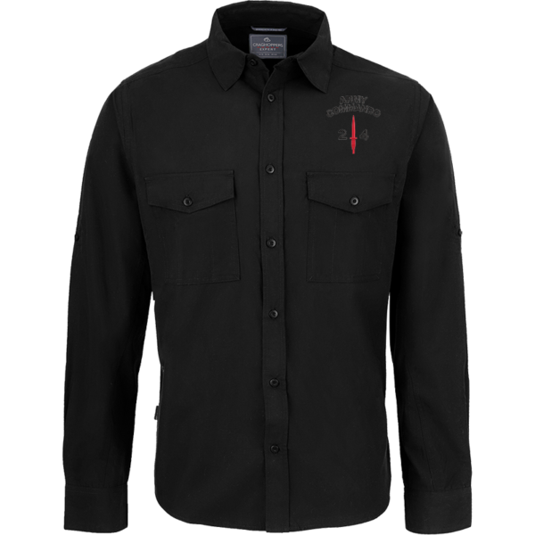 24 Commando Black Outdoor Shirt