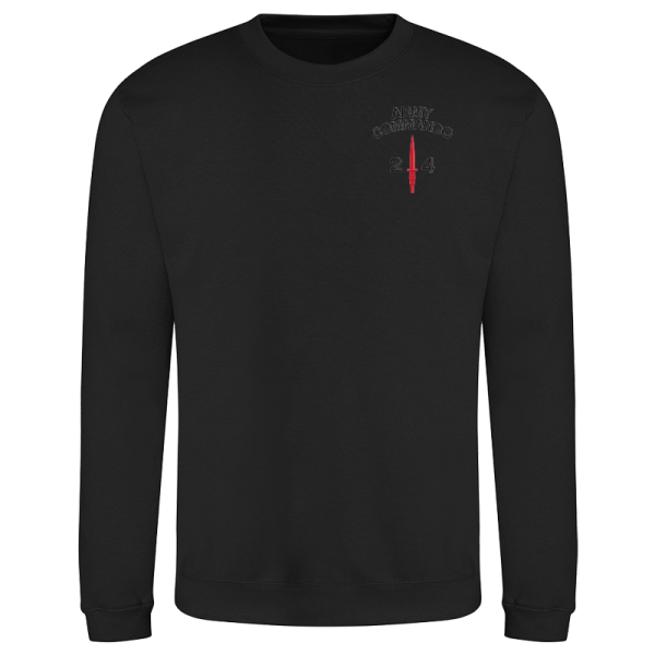 24 Commando Black Sweatshirt