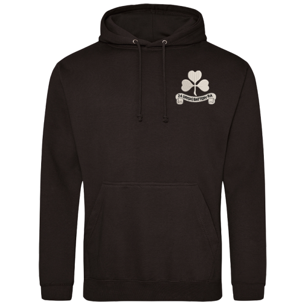 24 Battery Black Hoodie