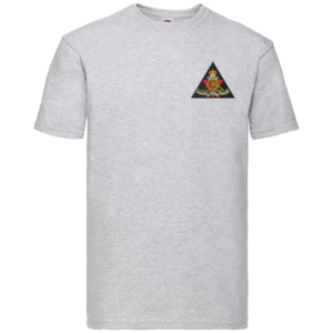 26 Regt RA Heather Grey Premium Cotton T-Shirt