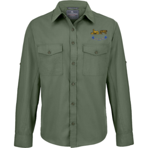 28 143 Battery Dark Cedar Green Outdoor Shirt