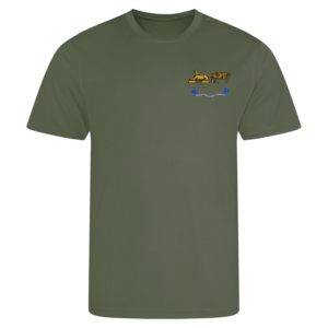 28 143 Battery Earthy Green Performance T-Shirt