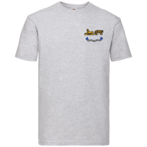 28 143 Battery Heather Grey Premium Cotton T-Shirt