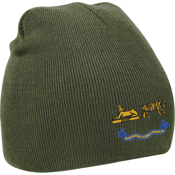 28 143 Battery Olive Green Beanie