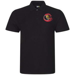 29 RLC Spartan Black Polo Shirt