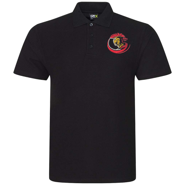 29 RLC Spartan Black Polo Shirt