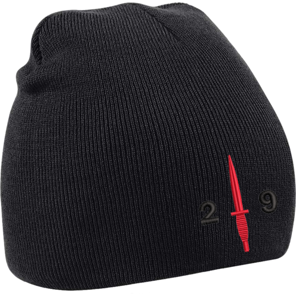 29 Regt RA Black Beanie