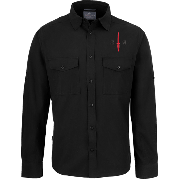 29 Regt RA Black Outdoor Shirt