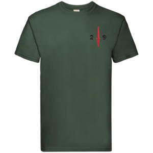 29 Regt RA Bottle Green Premium Cotton T-Shirt