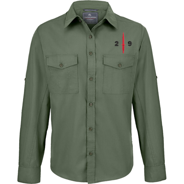 29 Regt RA Dark Cedar Green Outdoor Shirt