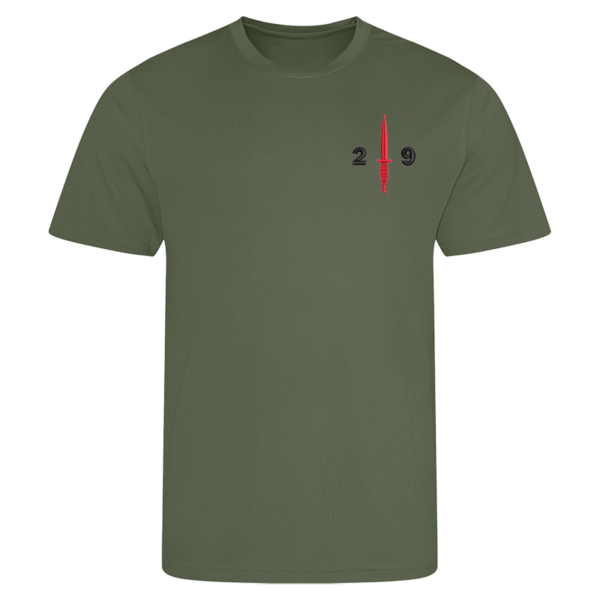 29 Regt RA Earthy Green Performance T-Shirt