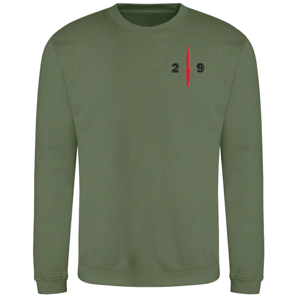29 Regt RA Earthy Green Sweatshirt