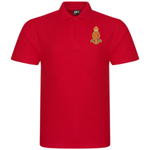 3 RHA CR Red Polo Shirt