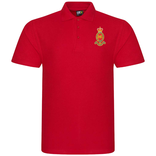 3 RHA ER Red Polo Shirt